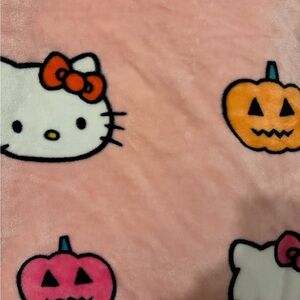 Hello Kitty Kids Halloween Costume Blanket - Pink and Orange
